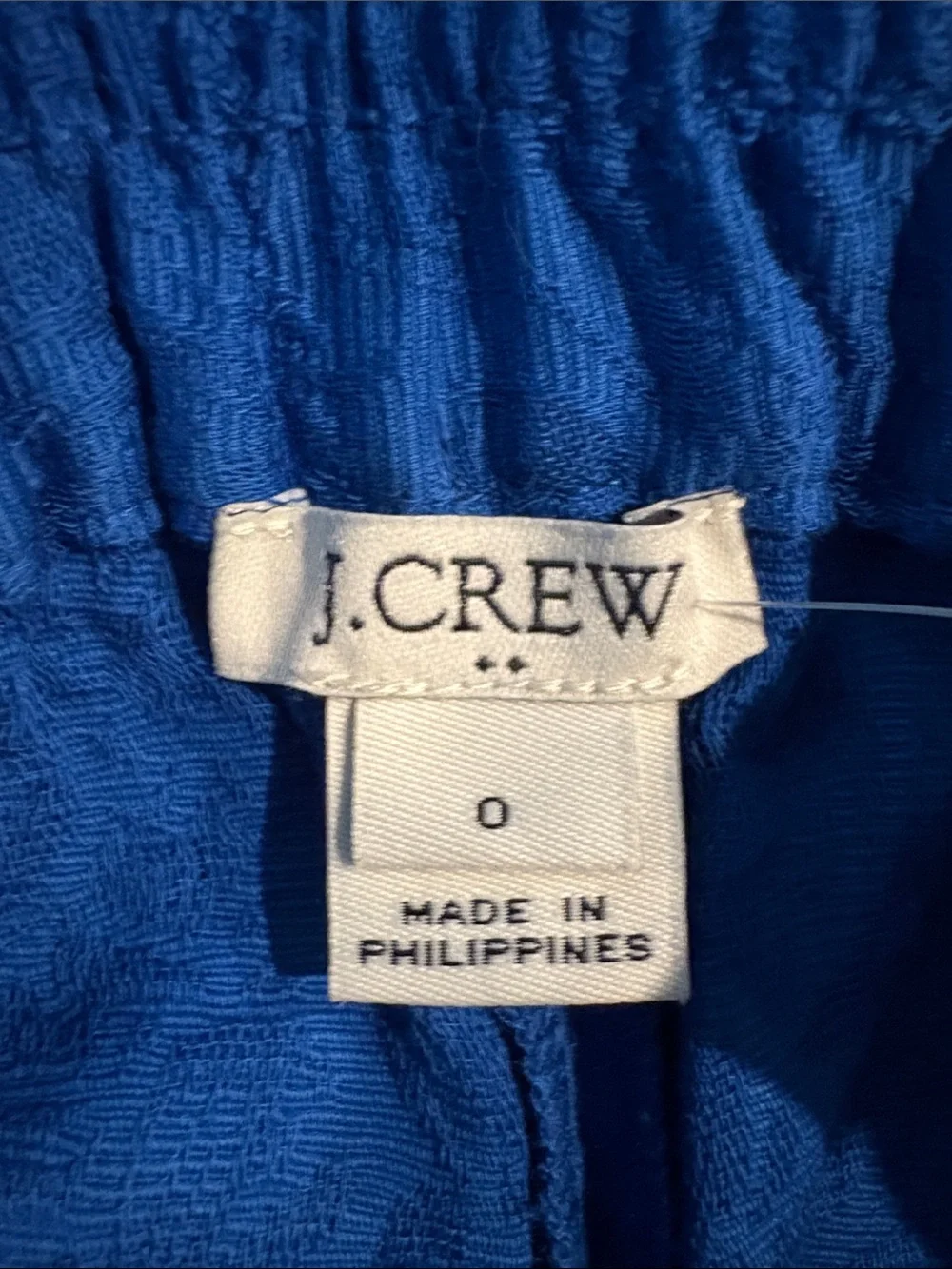 J. Crew Floral Jacquard Boardwalk Shorts - Women’s size 0, Royal Blue, NWT
